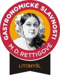 Logo gastronomického festivalu v Litomyšli  Gastronomické slavnosti Magdaleny Dobromily Rettigové