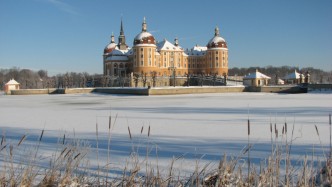 Zámek Moritzburk v zimně